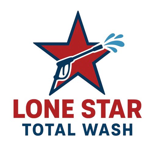 Lone Star Total Wash — pressure washing star logo